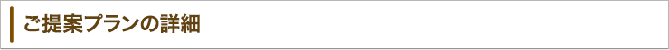 ご提案プランの詳細